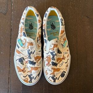 Vans The Simpsons x Classic Slip-On Kids 'Family‎ Pets' Sneakers Shoes Size 1.5